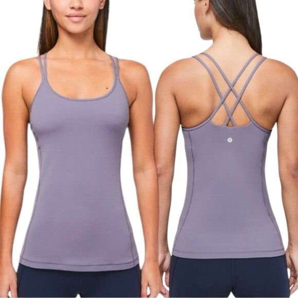 lululemon athletica Tops - Lululemon Free To Be Tank *Nulu Size 6 Purple Quartz